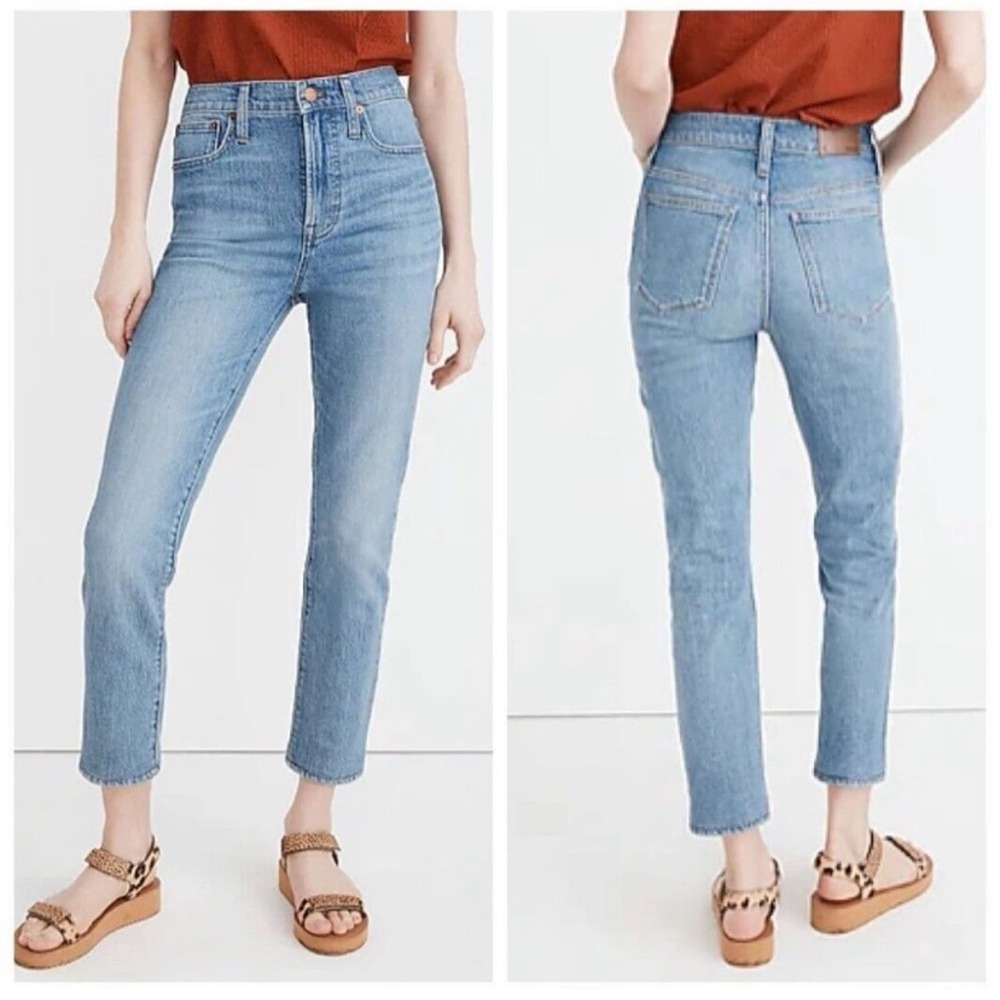 Madewell The Perfect Vintage Crop Jean
Clymer Wash Jeans Blue Womens Size 26